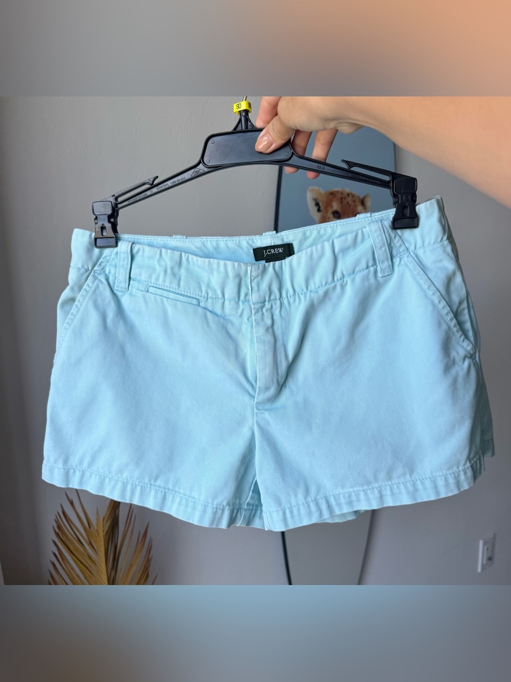 J.Crew Vintage Low Fit Chino Shorts Pastel Light Blue Size 0
